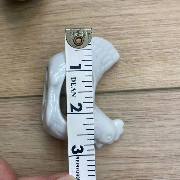 Vintage Porcelain‎ Chicken Napkin Rings - Picture 7 of 8